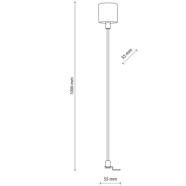 Zestaw zasilający do szyn 1-fazowych Tracer 3014 Zumaline czarny