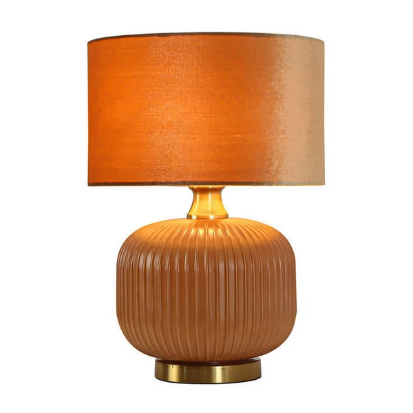 Stołowa lampka z abażurem Tamiza LP-1515/1T small gold Light Prestige złota