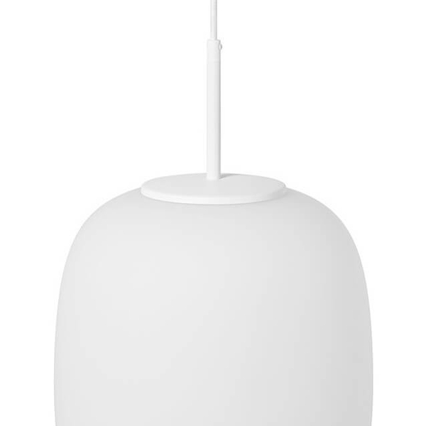 Szklana lampa wisząca Epli EPB111P0 do salonu nad wyspę biała