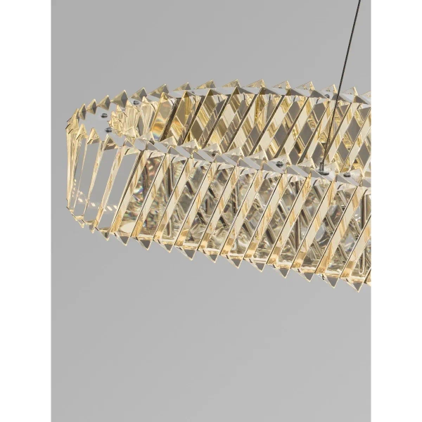 Owalna lampa wisząca CANLIRA LE45157 LED 82W 3000K przezroczysta