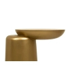Drewniany stolik kawowy ELIAS MM001501100320 złoty 35cm do salonu