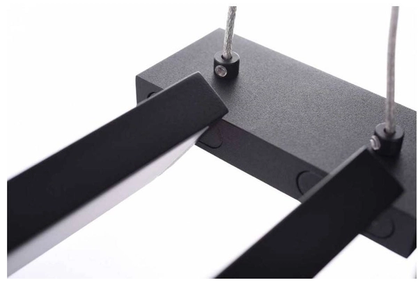 Lampa wisząca Flash AZ5427 LED 54W półka metalowa czarna