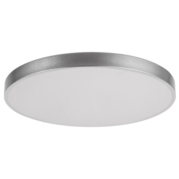 LAMPA sufitowa TESIA 3317 Rabalux nowoczesny plafon LED 60W 3000K - 6000K z pilotem srebrny
