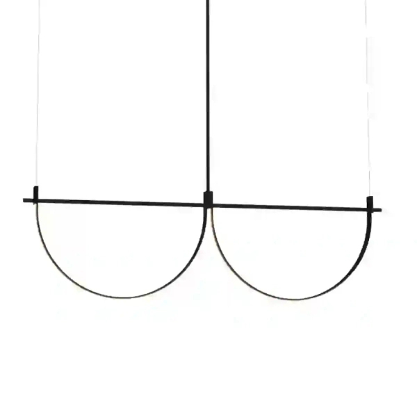 Lampa wisząca nowoczesna VICTORIA czarna P0688 1xLED 40W 3000K linki