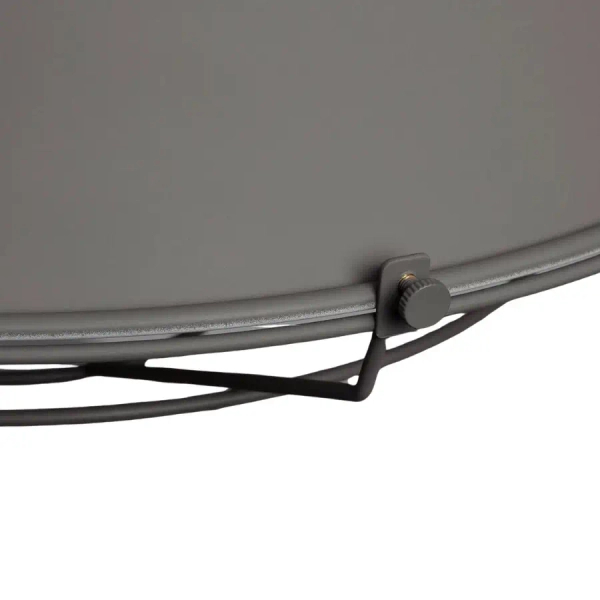 Lampa wisząca industrialna Patrone ABR-LSW-PAT na przedpokój metalowa szara