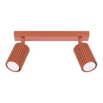 Podwójny plafon tubki KARBON SL.1637 podłużne terakota