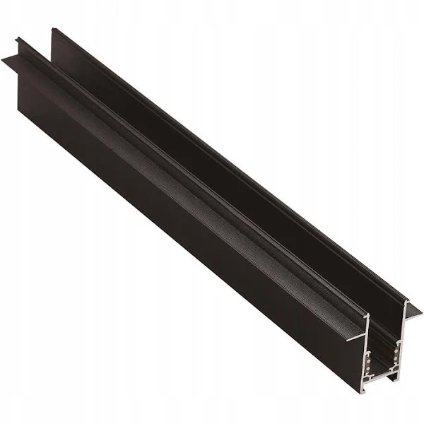 Wpuszczana szyna Track Magnetic 52 Gips2 AZ4648 z zaślepkami 1.5m czarny