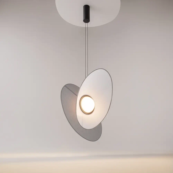 Lampa wisząca nad stół Evolution MOD396PL-L10GR3K LED 9W 3000K czarny