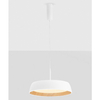 Kuchenna lampa wisząca CARACOLLO LE44813 LED 40W 3000K krągła biały drewniany