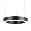 Powieszana lampa Circle ST-8848-40 black Step LED 22W 3000K ring tytanowa