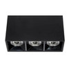 Prostokątna lampa sufitowa 1058 Domeno LED 9W 4000K spot metalowa czarna