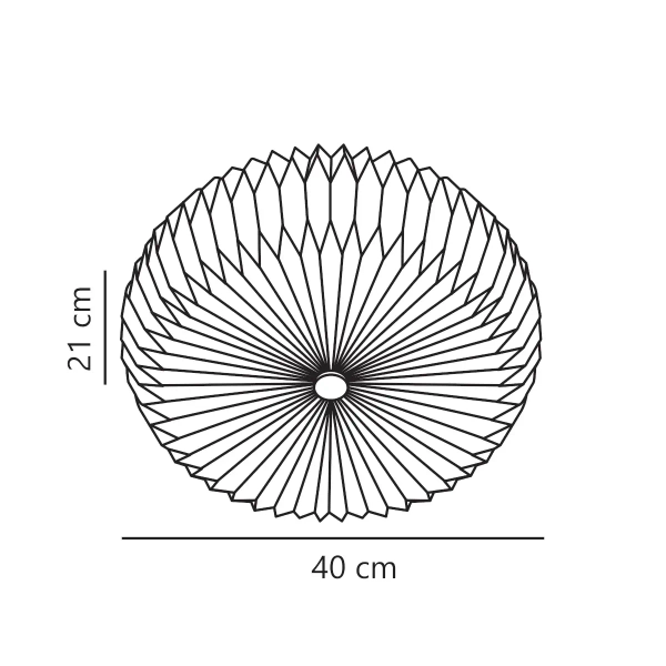 Papierowa lampa sufitowa Belloy 2412456001 do sypialni biały