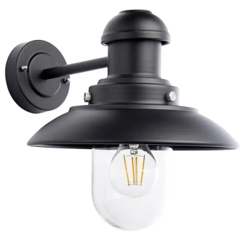Ścienna lampa do ogrodu Hereford 95982 metalowa IP44 czarna