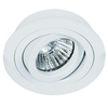 Oczko LAMPA sufitowa Pio Bianco Orlicki Design metalowa OPRAWA podtynkowa wpust okrągły biały