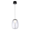 Wisząca lampa PAMELA AZ5823 Azzardo LED 8W 3000K szklana przezroczysta
