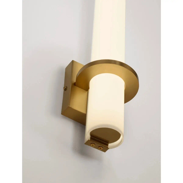 Ścienna lampa do łazienki DELONZA LE45685 LED 15W 4000K IP44 złota biała