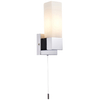 Kinkiet łazienkowy Square 39627 Saxby IP44 szkło matowe chrom