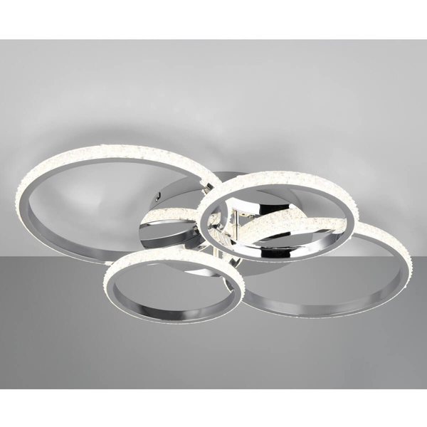 Przysufitowa lampa Cires R67364106 LED 27W 4000K pierścienie srebrny