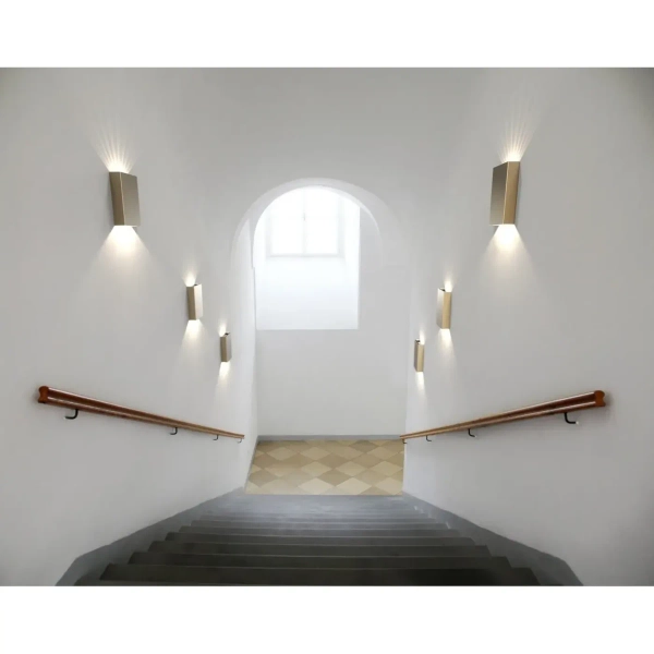 Ścienna lampa zewnętrzna Fold 2019051035 LED 10,4W 3000K IP54 mosiądz