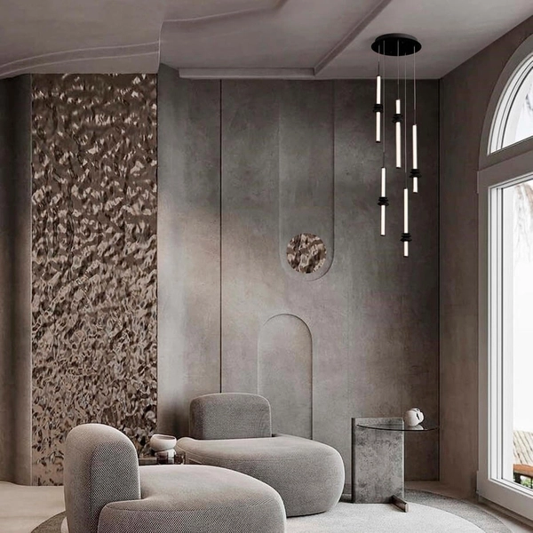 Kaskadowa lampa wisząca URUBICHA LE44691 LED 32W 3000K tuby czarne