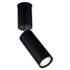 Spot LAMPA sufitowa SHIMA 2202 Shilo metalowa tuba OPRAWA regulowana do łazienki okrągła czarna