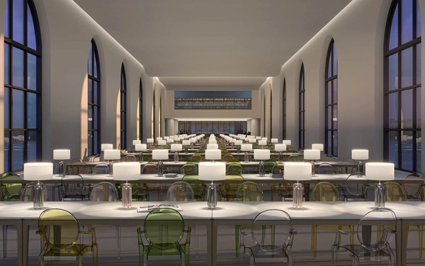 Lampa stołowa z abażurem Muse MOD304TL-01CH szklana biała