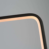 Kinkiet LAMPA ścienna MDECO SLIM/000103/3000/B kwadratowa OPRAWA metalowa LED 20W 3000K ramka czarna
