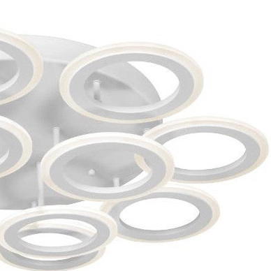 Natynkowa lampa sufitowa W7106-8+4S plafon LED 216W nad łóżko