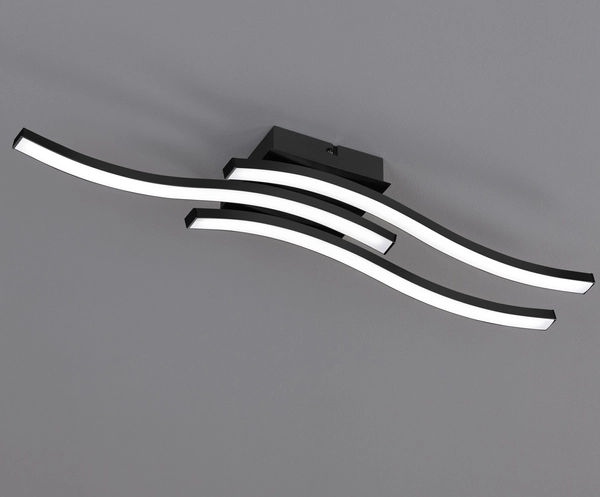 Przysufitowe listwy czarne NORVE DL132-62473 plafon LED 5W 3000K