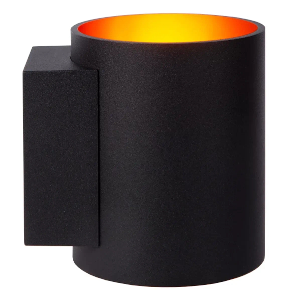 Lampa ścienna góra-dół XERA 23252/01/30 Lucide metalowa tuba czarna złota