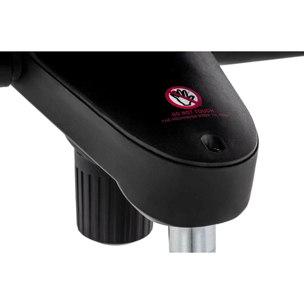 Fotel biurowy Lounge Business YS-6809.BLACK.WALNUT czarny sklejka orzech