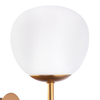 LAMPA ścienna Art Deco ERICH MOD221-WL-01-G Maytoni szklana kula miedziana