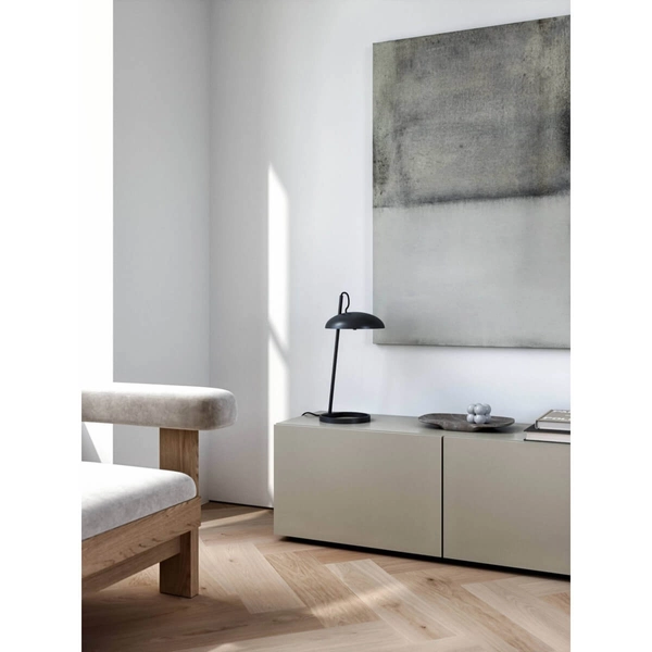 Stołowa lampka z wtyczką Versale 2220075003 metalowa czarny