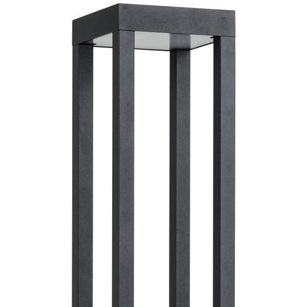 Zewnętrzna LAMPA stojąca STRUCTURE LED 8145 Nowodvorski metalowa OPRAWA ogrodowa LED 13W 3000K outdoor IP54 czarna