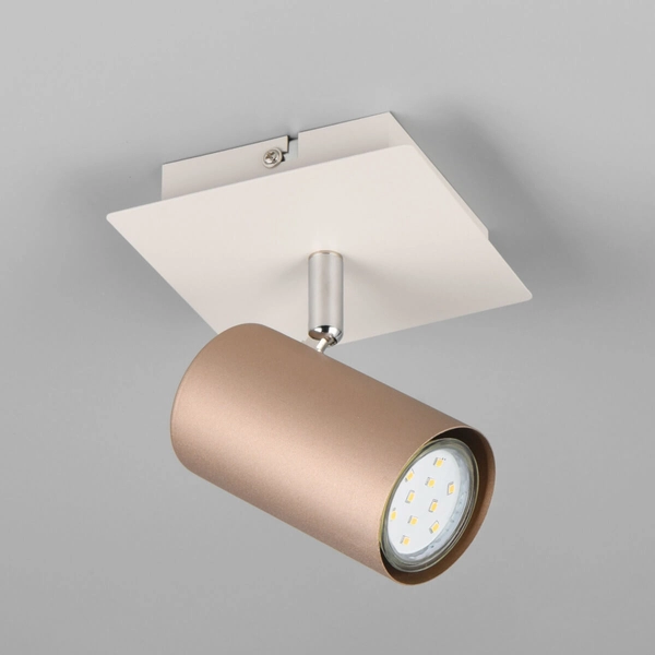 Kinkiet ścienny do salonu VANTOS DL165802400 Trio tubka brązowa