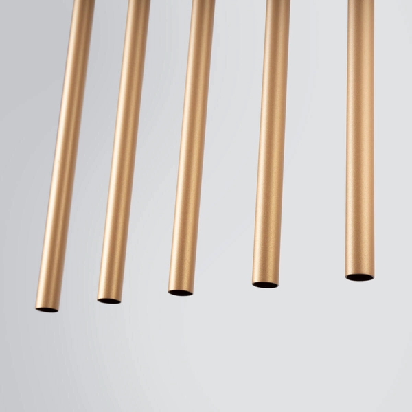 Lampa zwisowa Pastelo SL.1173 nad wyspę kuchenną złota czarna