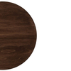 Okrągła lampa naścienna Laura 41094 round koło do holu brązowa