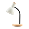 Biurkowa lampka Senza TB-37263-BG Italux biały czarny drewniany