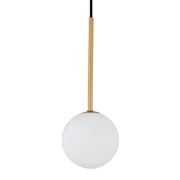 Mimimalistyczna lampa wisząca Karo 10305 czarna złota