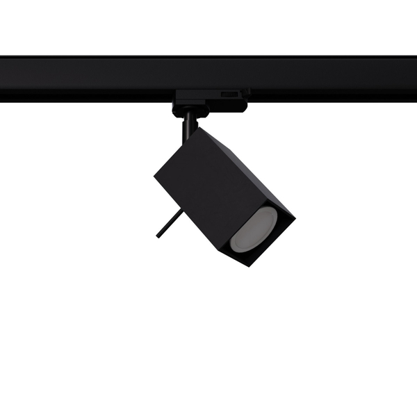 Trzyfazowa lampa sufitowa z żarówką MERIDA MYL.00327 regulowana czarny