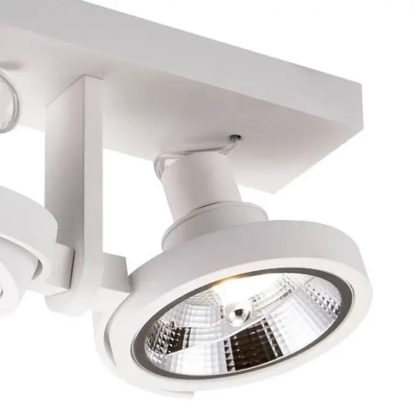 2-punktowa lampa natynkowa Master ACGU10-183-N białe reflektorki