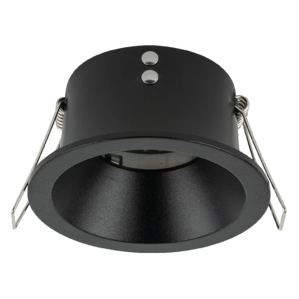 Minimalistyczny sufitowy spotlight Opti 10577 okrągła czarny