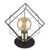 Industrialna lampka nocna klatka Alambre 5450 TK Lighting czarna złota