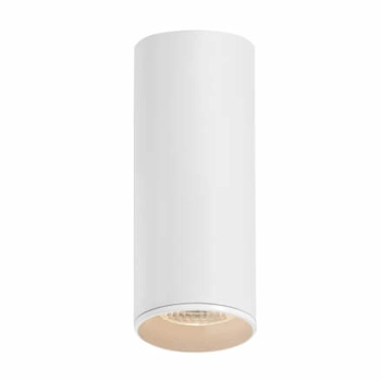 Minimalistyczna lampa sufitowa BARLO 70030101 Kaspa tuba metalowa biała