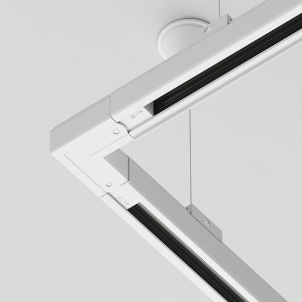 Wewnętrzne złącze-L do systemu szynowego 3-fazowego Trinity TRA005CL-31W-R Maytoni białe