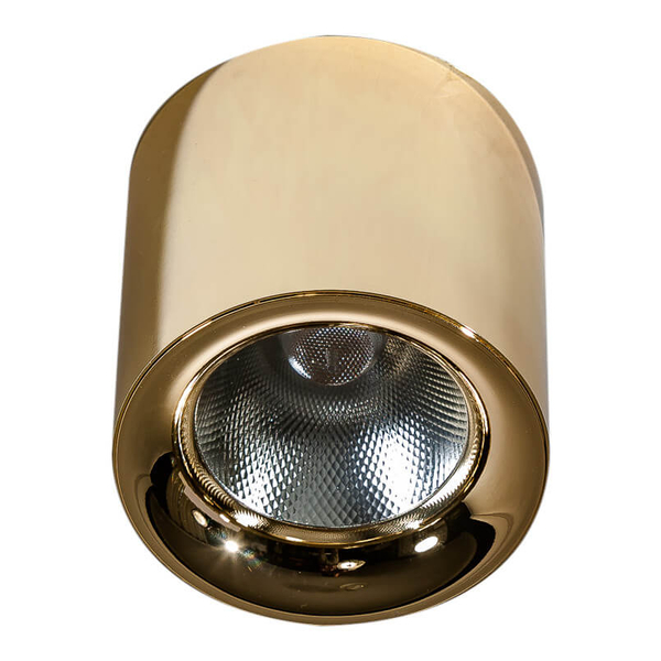 Natynkowa lampa sufitowa Mane AZ4154 LED 20W okrągła do jadalni złota