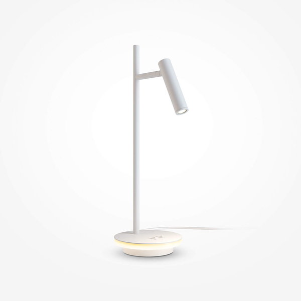 Lampa stołowa spot Estudo Z010TL-L8W3K LED 9W 3000K obrotowy klosz biała