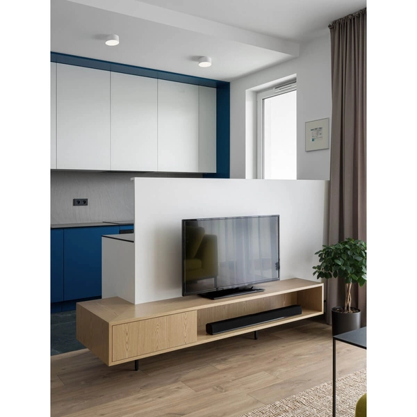 Metalowa lampa sufitowa okrąg ANGELA LE44385 LED 16W 3000K biały