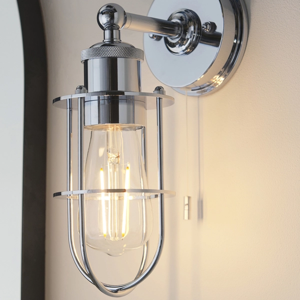 Marynistyczny kinkiet L&-195509 Light& do łazienki IP44 chrom