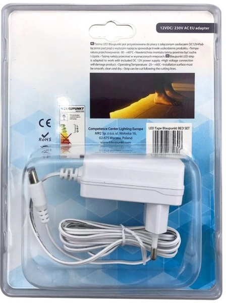 Ledowa taśma Bed SetvBlaupunkt BEDSETWW 3600K do sypialni